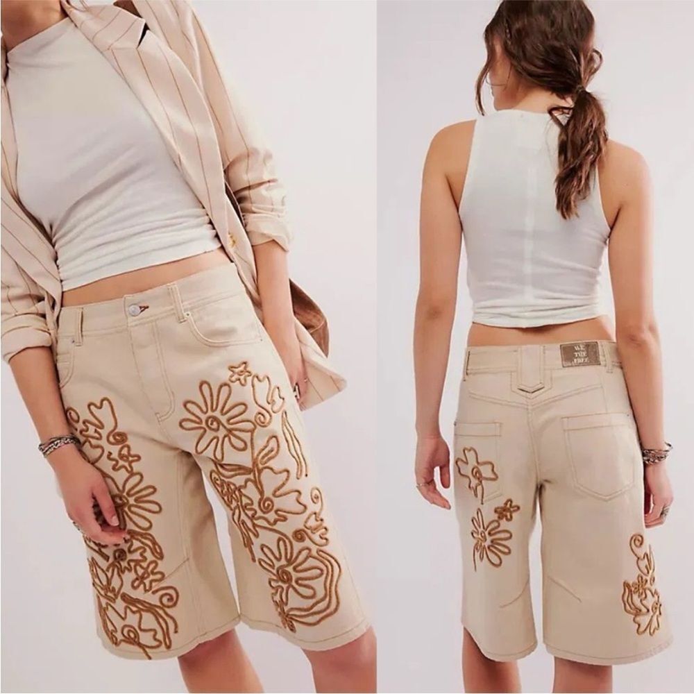 We The Free Crusin Soutache long shorts - Picture 3 of 8